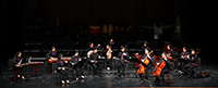 CUHK Chinese Music Ensemble performs on the stage